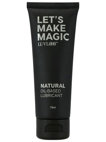 Luvloob Lets Make Magic Oil Based Lubricant 75ml Premium Natural Formula - Massage Oils and Lubricants