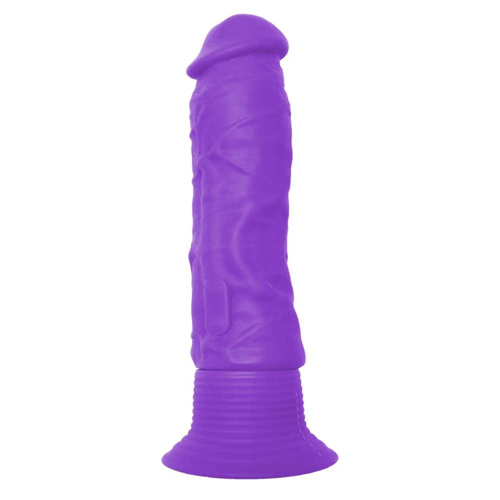 Pipedream Products Pipedream Neon Silicone Wall Banger Vibrating Dildo Hands Free - - Vibrating Dildos