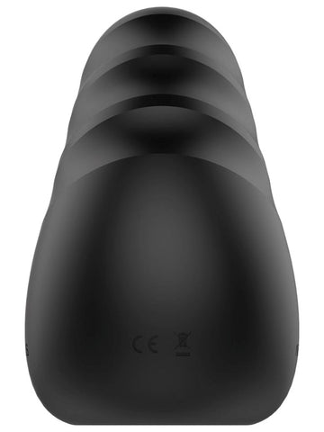 Nexus Sex Toys ECLIPSE Vibrating and Stroking Male Masturbator Black - Masturbators and Strokers