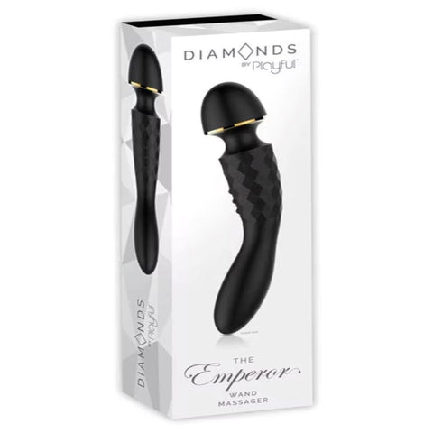 Evolved Playful Diamonds The Emperor Body Wand Massager Flexible Neck Wand - Body Wands