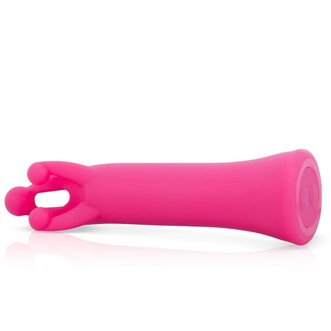 Screaming O Singles Charged Tri It Pink Single Vibrator with Triple Stimulation - Personal Massagers