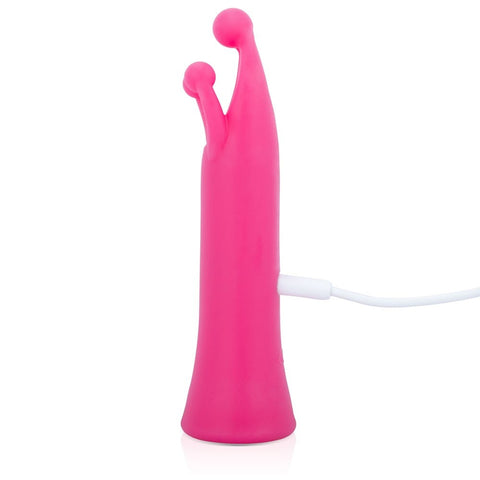 Screaming O Singles Charged Tri It Pink Single Vibrator with Triple Stimulation - Personal Massagers