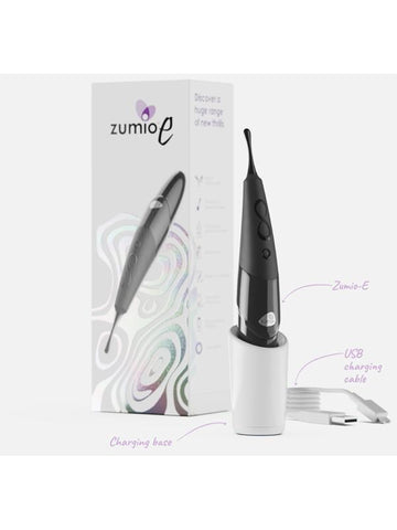 Zumio E Ebony Clitoral Stimulator with SpiroTIP Rotating Technology - Clit Ticklers and Pulsators