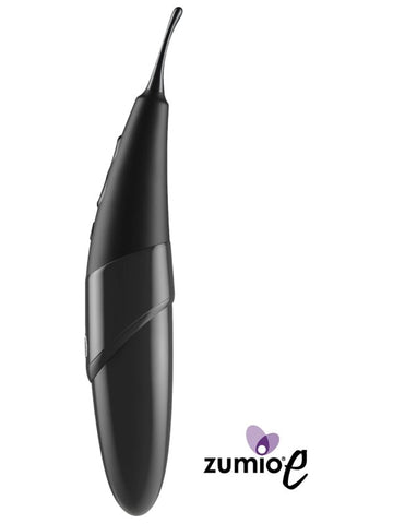 Zumio E Ebony Clitoral Stimulator with SpiroTIP Rotating Technology - Clit Ticklers and Pulsators