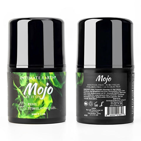 Mojo Niacin and Ginseng Penis Stimulating Gel 1oz Enhances Arousal - Babydolls and Chemises