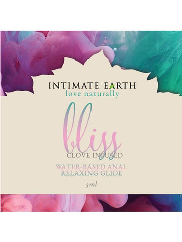 California Exotics Bliss Anal Relaxing Water Based Glide 3ml Foil Clove Formula - Anal Lubes