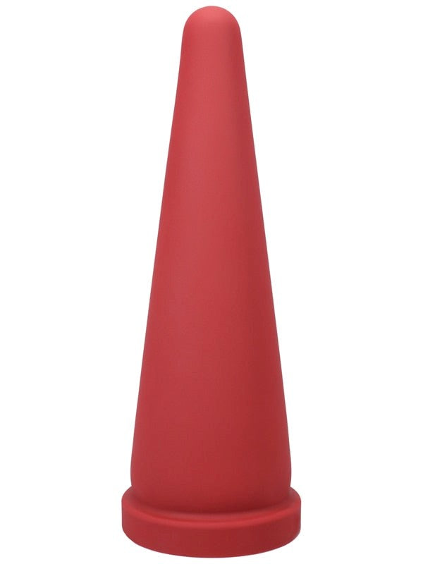 Tantus Cone Butt Plug Large Red - Rabbit Vibrators