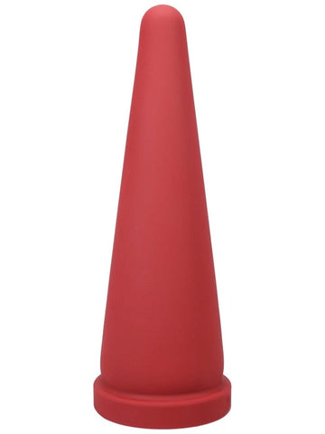 Tantus Cone Butt Plug Large Red - Rabbit Vibrators