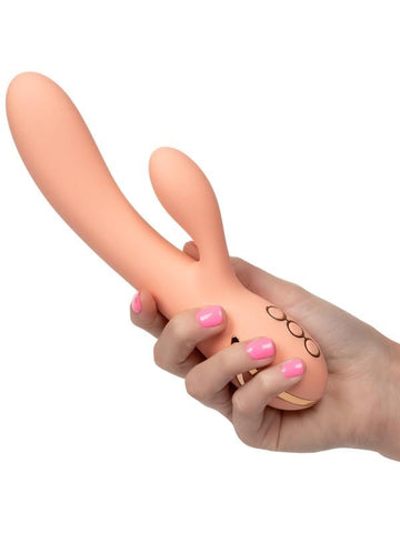 California Exotics California Dreaming Monterey Magic Vibrator with Tapping - Rabbit Vibrators