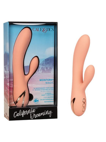 California Exotics California Dreaming Monterey Magic Vibrator with Tapping - Rabbit Vibrators
