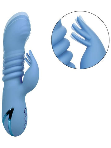 California Exotics California Dreaming Santa Cruz Coaster Vibrator Blue - Rabbit Vibrators