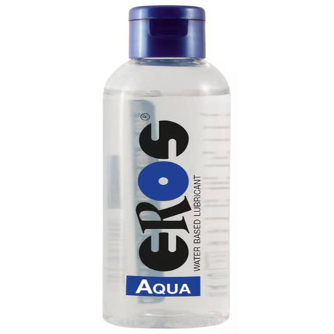 Eros AQUA Water Based Lubricant Bottle with Cooling Sensation - Water Based Lubes