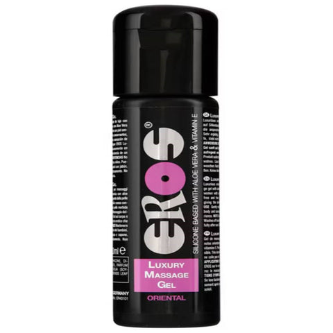 Eros Luxury Flavoured Massage Gel 100 ml Silicone Based Formula - Bath and Intimate Fragrances