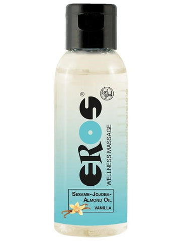 Eros Three Pack Vanilla Caramel Cocos Wellness Massage Oil for Sensual Touch - Massage Oils and Lubricants