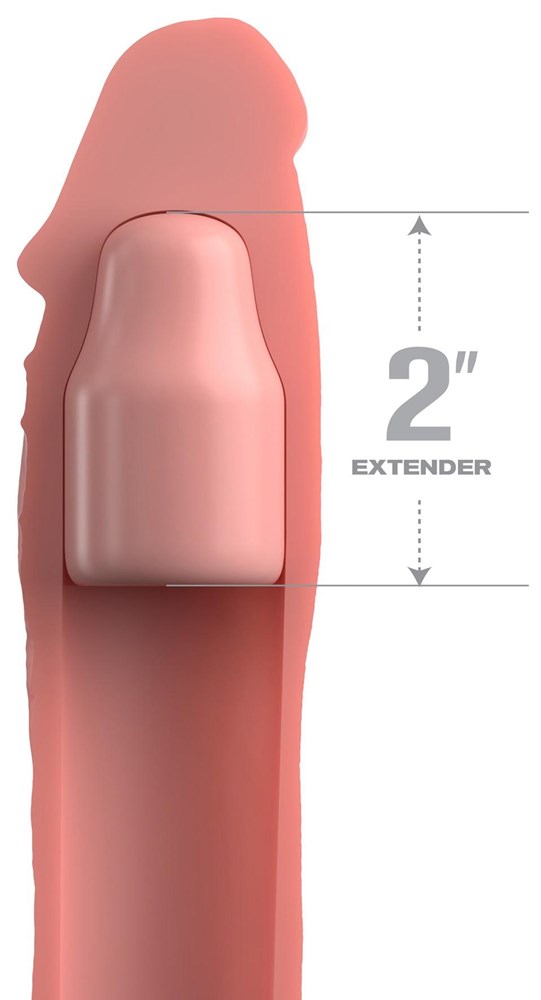 Pipedream Products Fantasy Xtensions Elite 6 Inch Extension with Strap Light - Penis Sleeves and Extenders