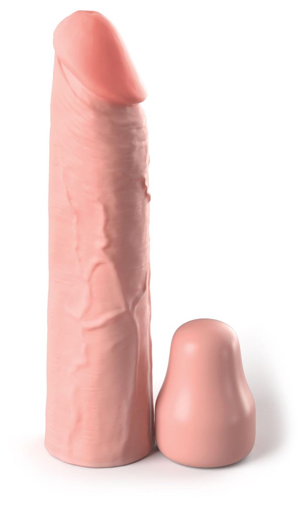 Pipedream Products Fantasy Xtensions Elite 7 Inch Sleeve with 1 Inch Plug - Penis Sleeves and Extenders