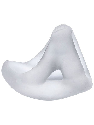 Hunkyjunk Ice Slingshot 3 Ring Teardrop Sling Enhanced Penis Support - Stretchy Cock Rings
