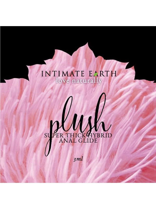 Intimate Earth Plush Hybrid Super Thick Anal Glide 3ml Foil Premium Lubricant - - Anal Lubes