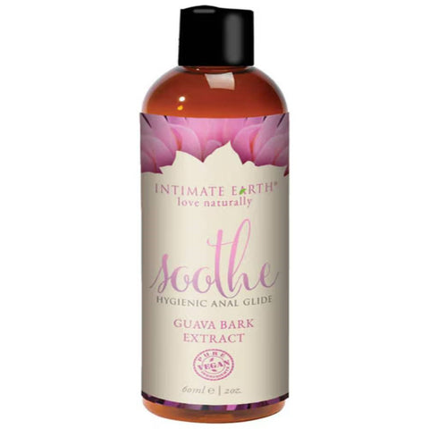 Intimate Earth Soothe Anti Bacterial Anal Sex Glide with Guava Bark Extract - Anal Lubes