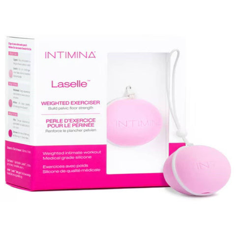 Intimina Laselle Silicone Kegel Exercisers Weighted Pelvic Floor Trainer - Love Eggs and Kegel Exercisers