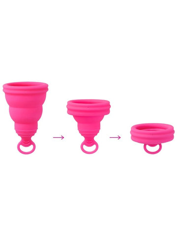 Intimina Lily Cup One Collapsible Menstrual Cup for Beginners Medical Grade - Condoms