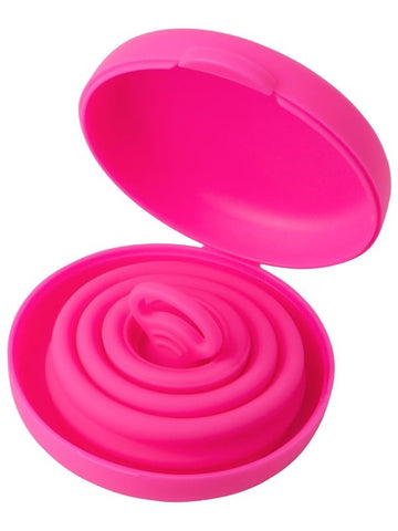 Intimina Lily Cup One Collapsible Menstrual Cup for Beginners Medical Grade - Condoms