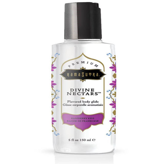 Kama Sutra Divine Nectars Water Based Lubricant 150ml Raspberry Flavored - - Water Based Lubes