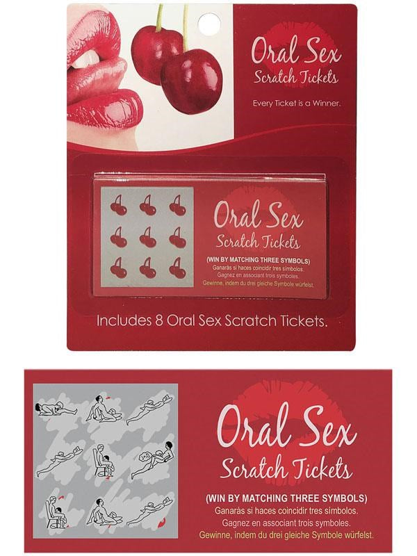 Kheper Games Oral Sex Scratch Tickets 8 Games - - Sex Games, Coupons and Tricks