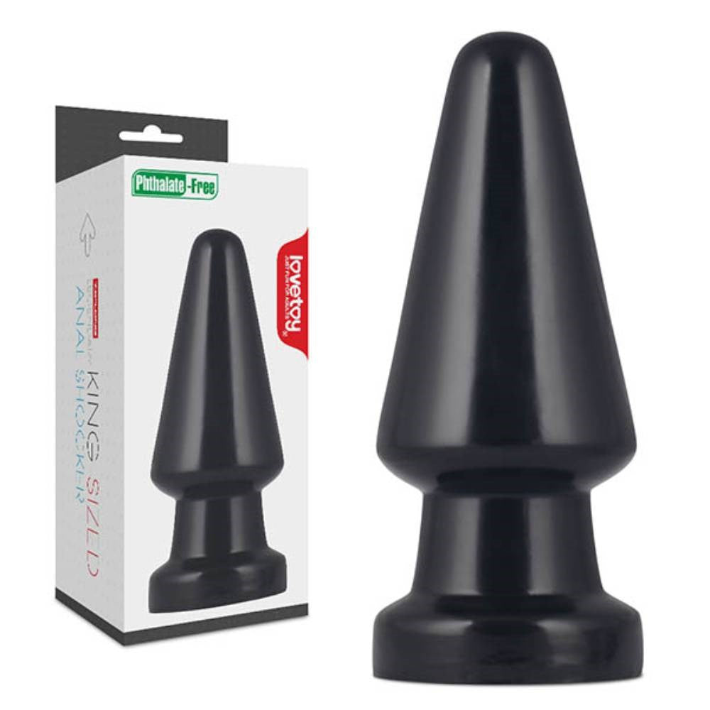 Lovetoy King Sized 7.5 Inch Anal Shocker Mega Butt Plug Premium Size - - Butt Plugs