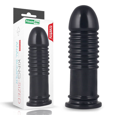Lovetoy King Sized 8 Inch Anal Bumper Mega Anal Plug for Advanced Play - Butt Plugs