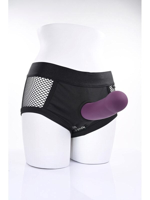 Sportsheets Merge Banx Hollow Dildo Plum 8 Inch Hollow - - Realistic Dildos