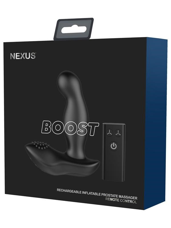 Nexus Sex Toys BOOST Prostate Massager with Inflatable Tip Remote - - Prostate Toys