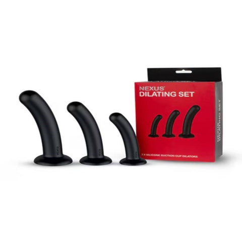 Nexus Sex Toys Dilator Set Silicone Anal Dildos (S M L) Progressive Set - Anal Dildos