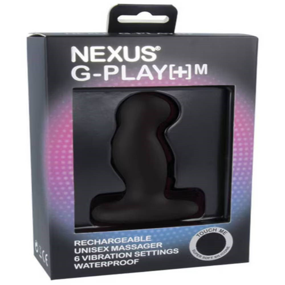 Nexus Sex Toys G Play Plus Medium Unisex G Spot Vibrator Rechargeable - - G-Spot Vibrators