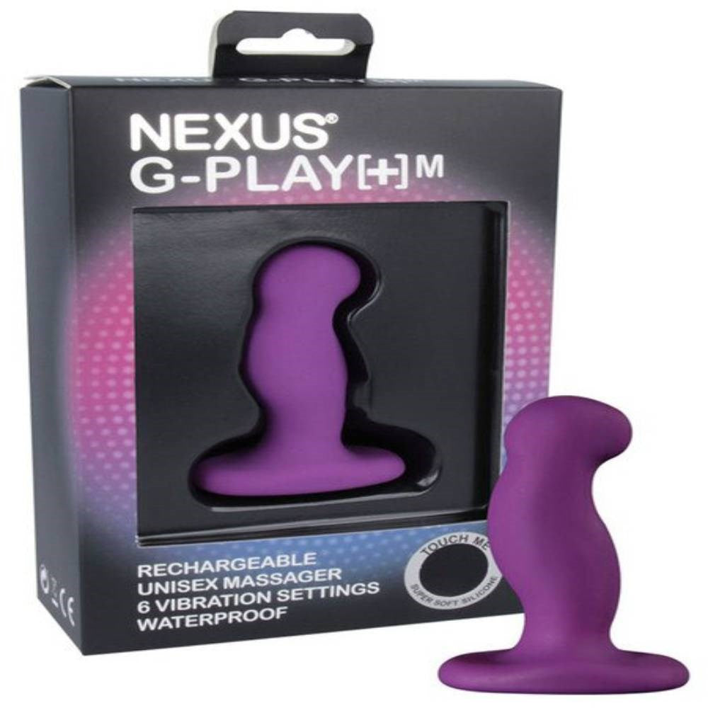 Nexus Sex Toys G Play Plus Medium Unisex G Spot Vibrator Rechargeable - - G-Spot Vibrators