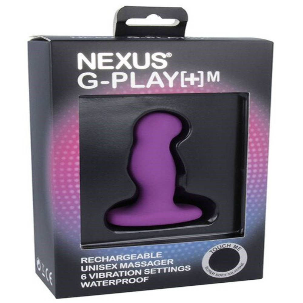 Nexus Sex Toys G Play Plus Medium Unisex G Spot Vibrator Rechargeable - - G-Spot Vibrators
