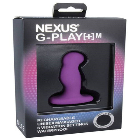 Nexus Sex Toys G Play Plus Medium Unisex G Spot Vibrator Rechargeable - G-Spot Vibrators