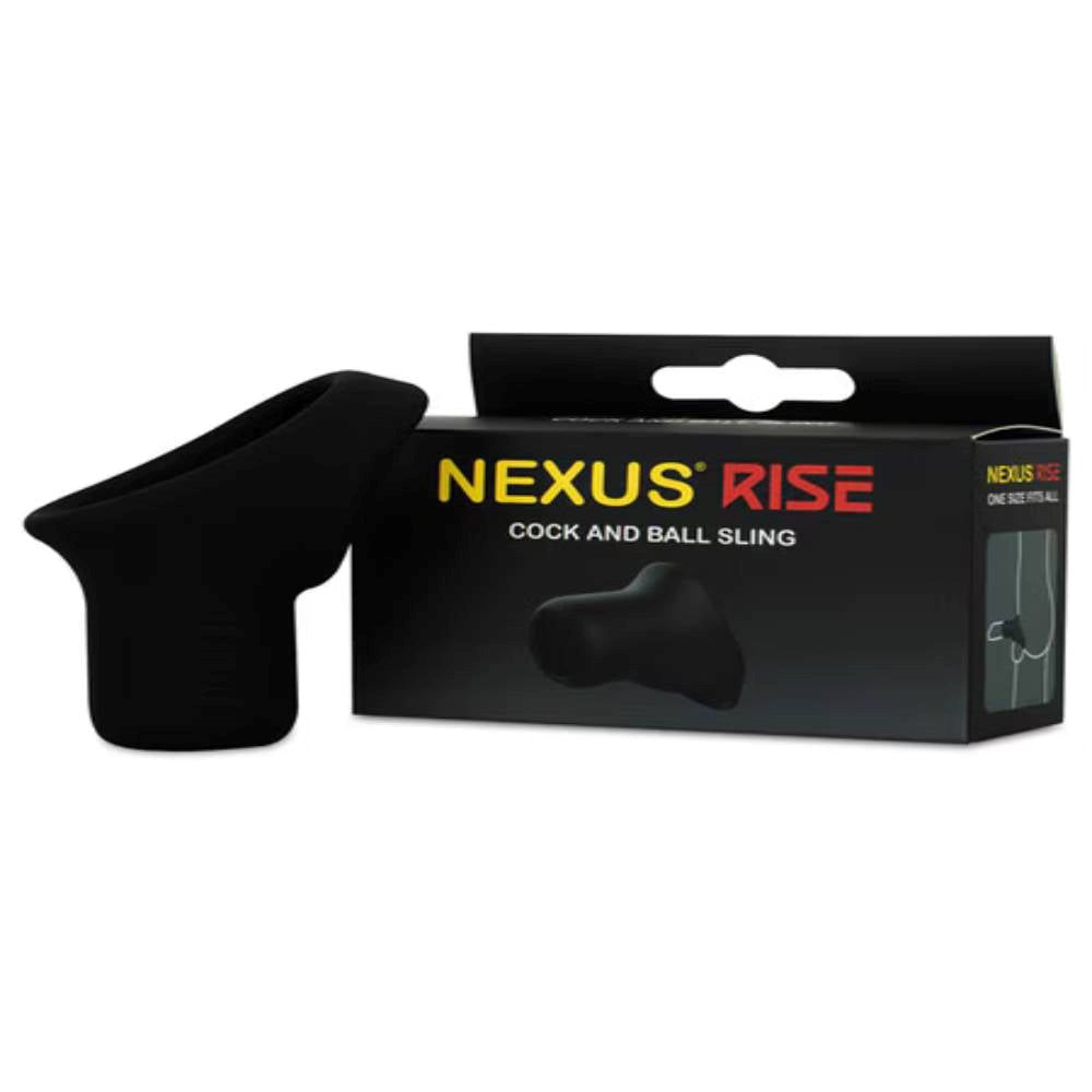 Nexus Sex Toys Rise Liquid Silicone Cock and Ball Sling Premium Fit - - Ball and Cock Toys