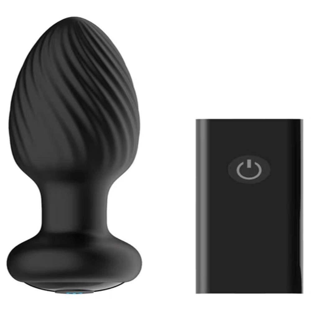 Nexus Sex Toys Tornado Rotating and Vibrating Butt Plug Remote Control - - Butt Plugs