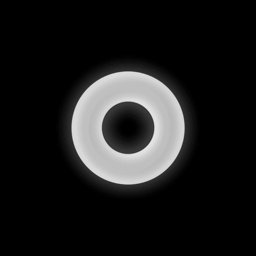 NS Novelties Firefly Stretchy Bubble Ring White Glow in Dark Cock Ring - - Stretchy Cock Rings