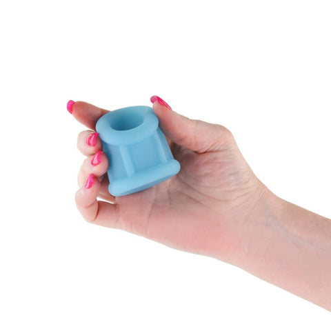 NS Novelties Firefly Suave Mens Ball Stretcher Glow in Dark Silicone - Ball Stretchers and Crushers