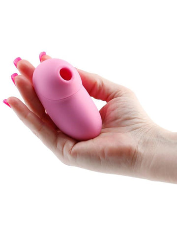 NS Novelties INYA Allure Clitoral Suction Cup Pink Compact Vibrator - Clit Ticklers and Pulsators
