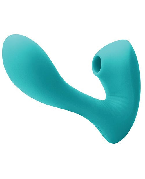 NS Novelties INYA Sonnet Suction Vibrator Teal Dual G Spot Clitoral - - G-Spot Vibrators
