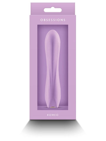 NS Novelties Obsession Romeo Thruster Vibrator Light Purple with Thrusting Action - G-Spot Vibrators