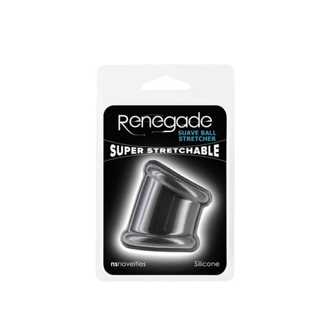 NS Novelties Renegade Suave Ball Stretcher Ultra Soft Liquid Silicone - Ball Stretchers and Crushers
