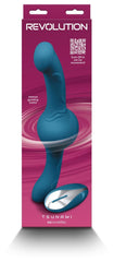 NS Novelties Revolution Tsunami G and P Spot Massager Teal - - Double Ender