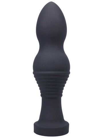 Oxballs ERGO Buttplug X Large Black Premium Silicone Anal Sex Toy - Butt Plugs