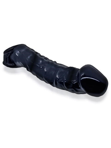 Oxballs Muscle Bandit Slimmest Muscle Cocksheath Black with Suction Effect - Penis Sleeves and Extenders