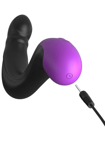 Pipedream Products Anal Fantasy Elite Hyper Pulse P Spot Massager Black Dual Motor - Prostate Toys