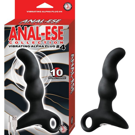 ANAL-ESE Vibrating Alpha Plug No. 4 - - Prostate Sex Toys